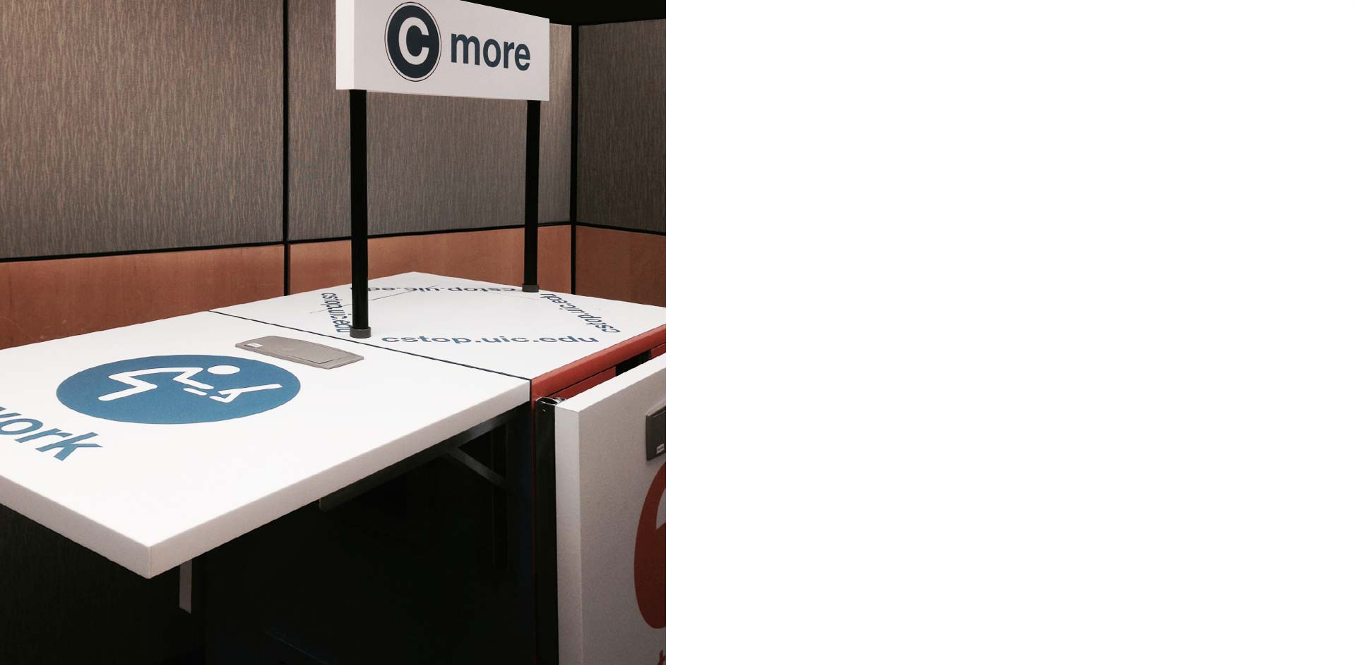 Mobile marketing and support cart Chicago IL